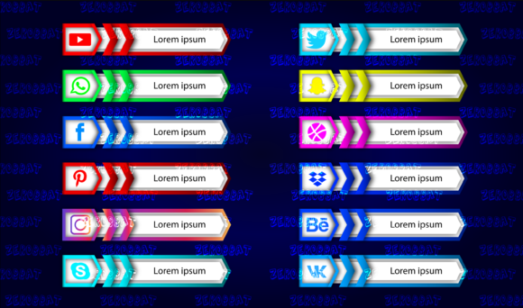 Download Graphic Social Media Icon Bar Link Web - Web Collection