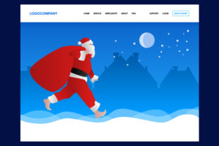 Download Christmas Concept of Header Web Design for Landing Page - Web Collection