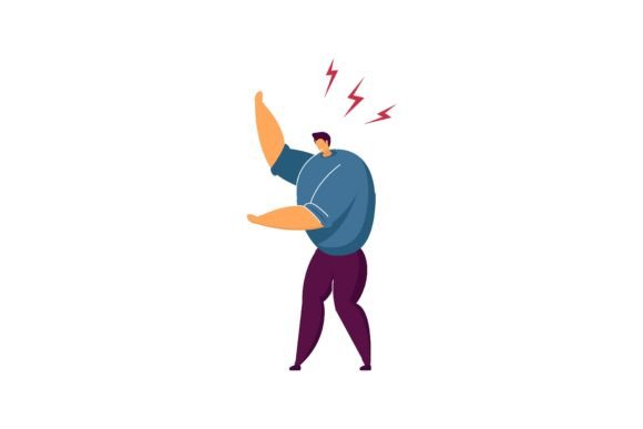 Download Men Arguing in Living Room. Flat Vector - Vector Collection