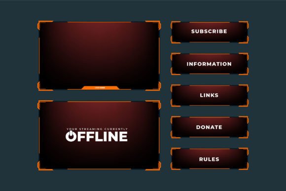 Download Broadcast Overlay Frame Design Vector - Vector Collection