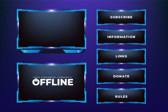 Download Online Streaming Screen Panel Vector - Vector Collection