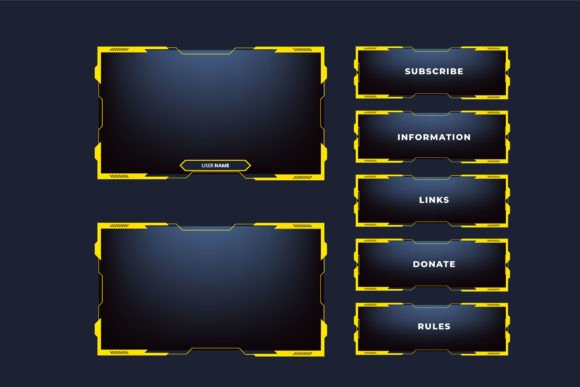 Download Screen Interface Frame Design Vector - Vector Collection