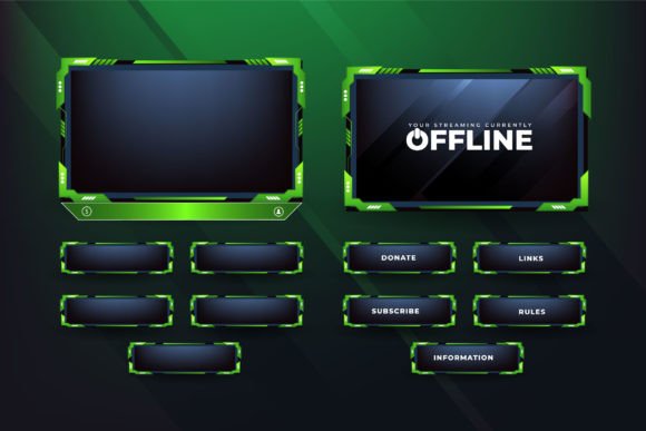 Download Live Streaming Screen Overlay Vector - Vector Collection