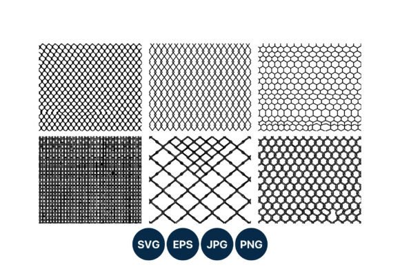 Download Wire Mesh Seamless Vector Patterns - Vector Collection