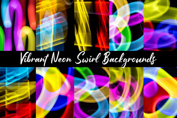 Download 40 Neon Tube Abstract Swirls Digital - Abstract Collection